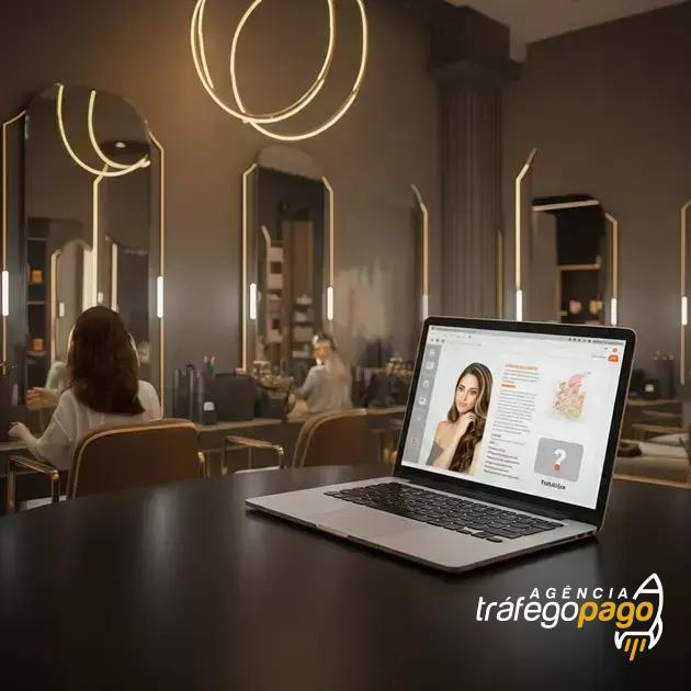 Benefícios do tráfego pago para salões