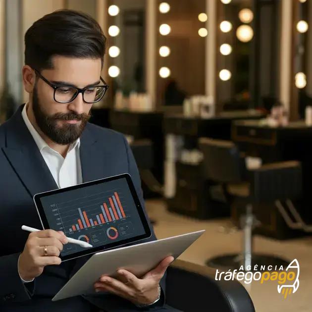 Benefícios do tráfego pago para salões