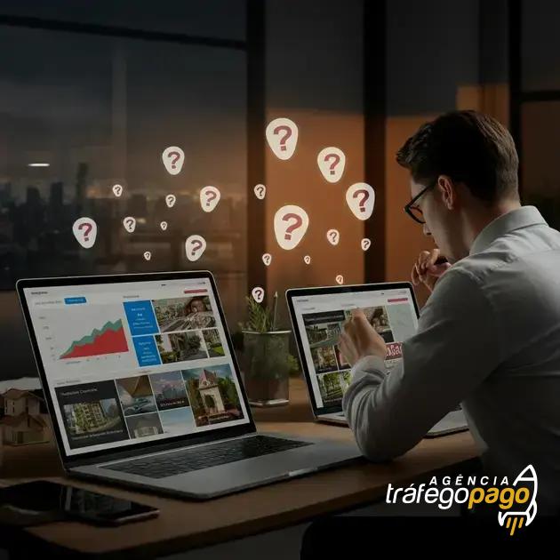 Erros comuns no tráfego pago para imobiliárias